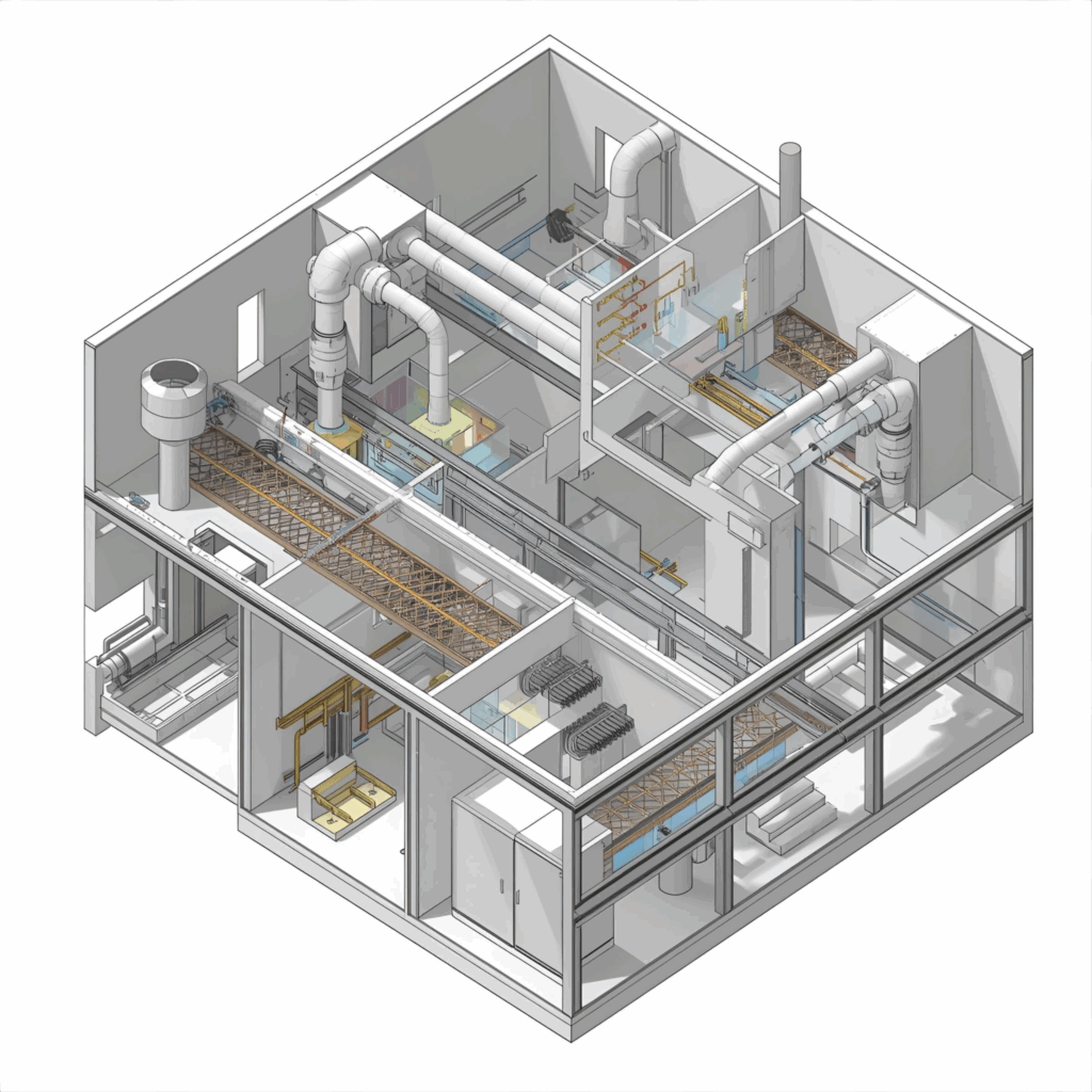 Virtual Design BIM Modeling Revit 3D Modeling BIM for Architectural Design Detailed Revit Model
